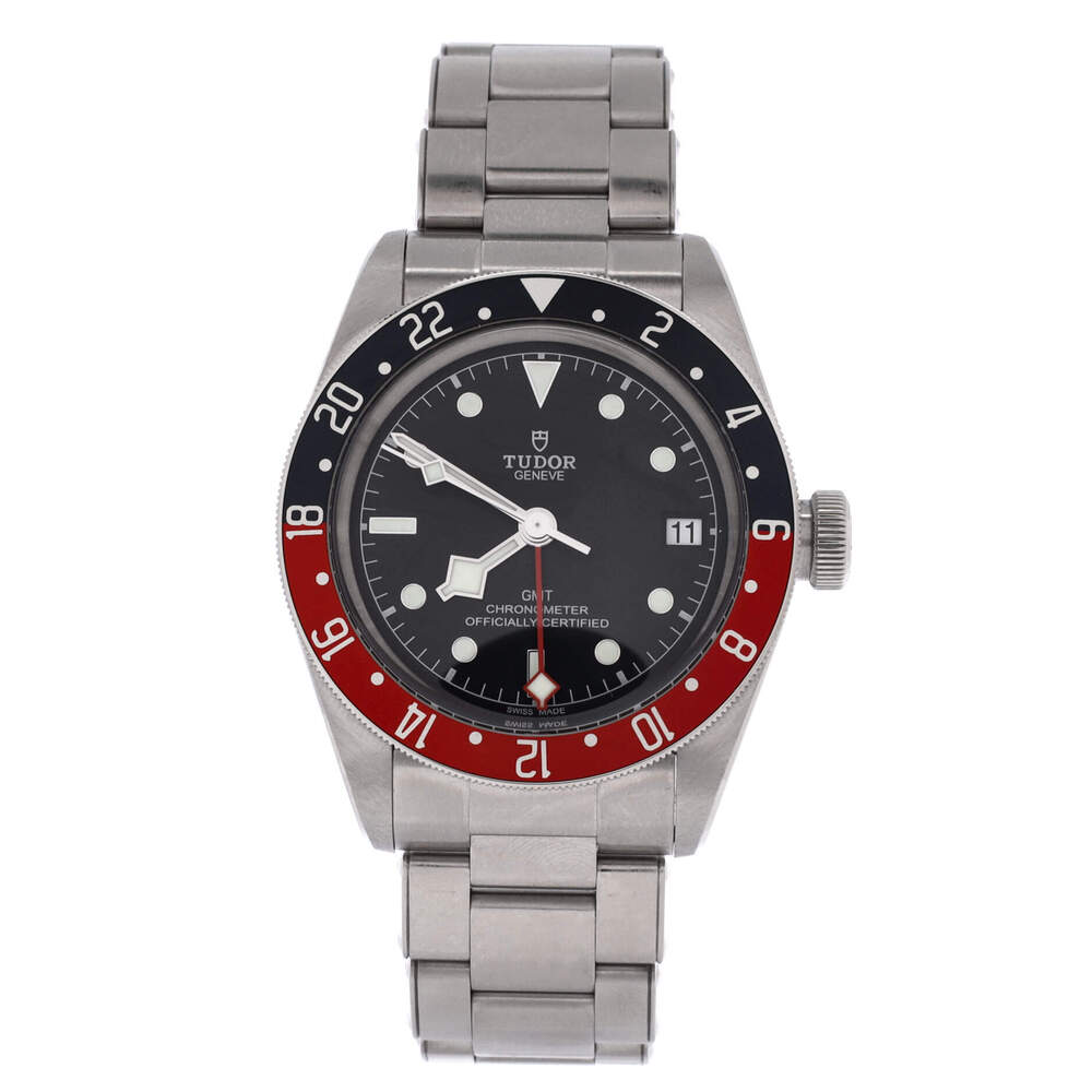 Tudor 41 Heritage Black Bay GMT Automatic Watch Stainless Steel